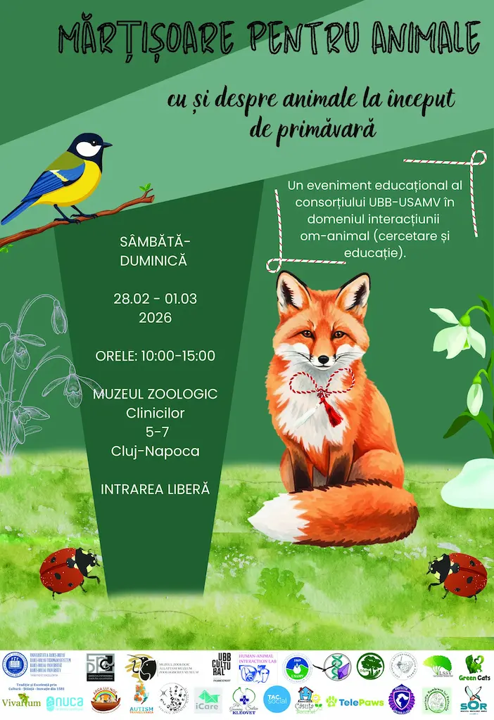 Mărțișoare pentru animale - ediția 2026