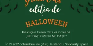 Trick or treat de Halloween pentru Green Cats
