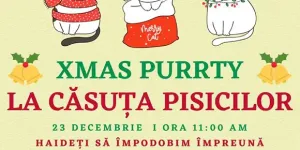 XMAS Purrty la Căsuța Pisicilor